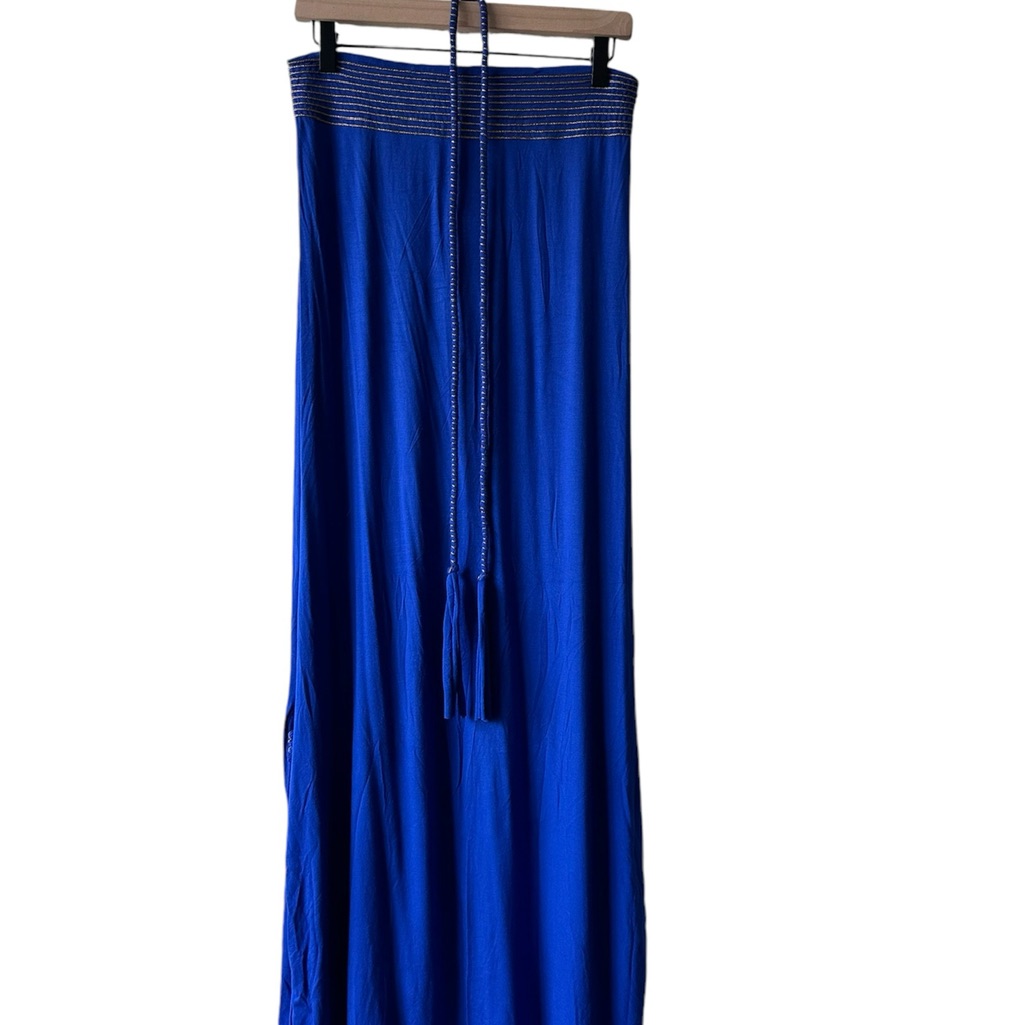 Moroccan Touch Royal Blue Maxi Dress